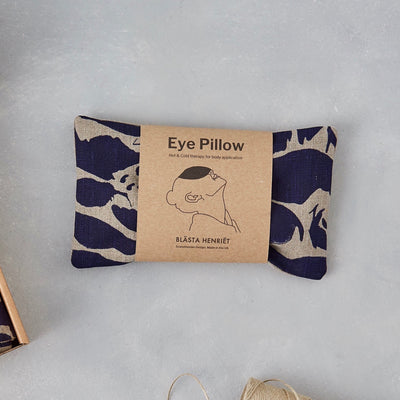 Linen Hot and Cold Eye Pillow - Navy