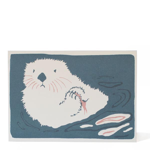 Sea Otter Greetings Card