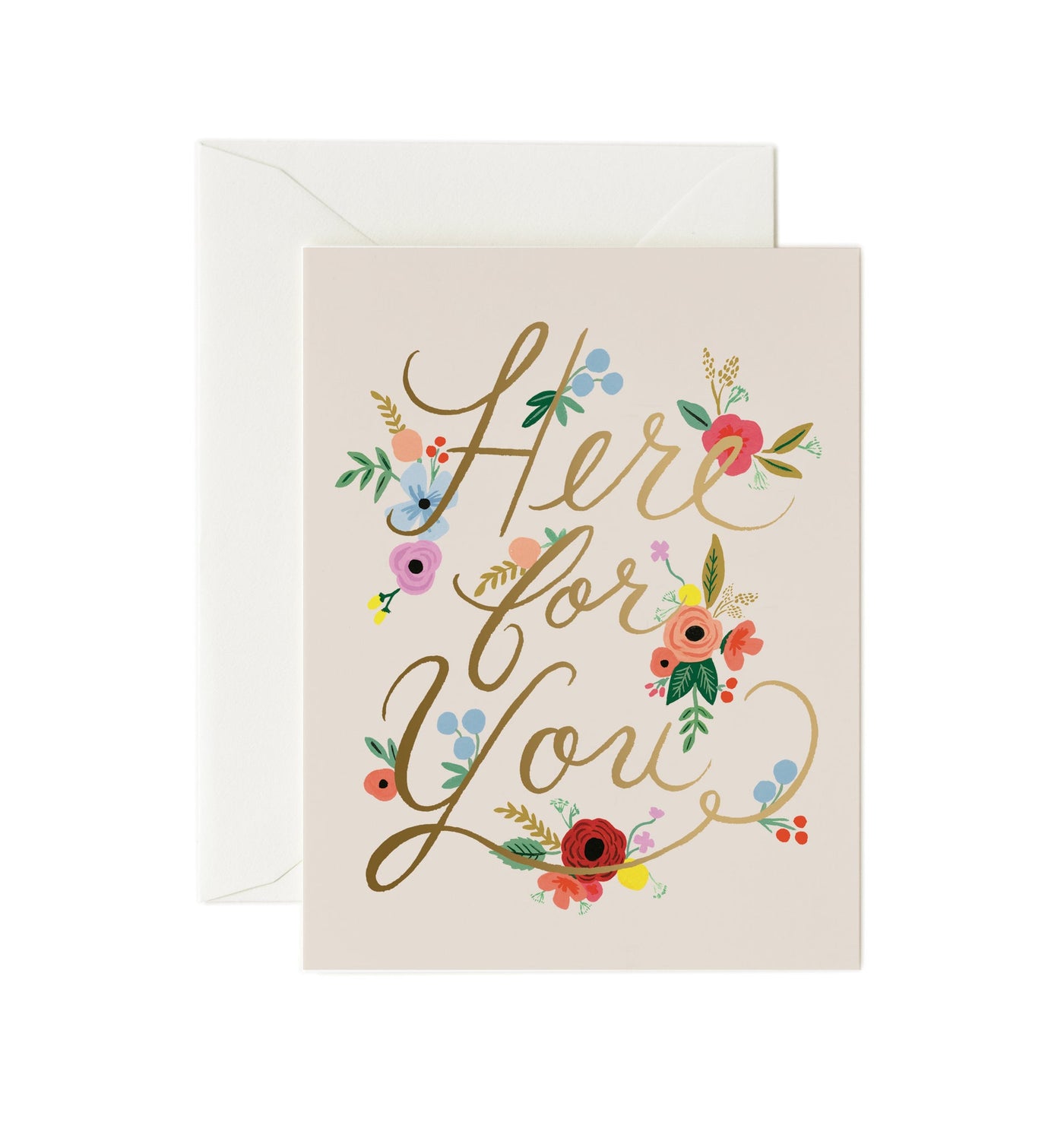 Floral Here For You Card by Rifle Paper Co