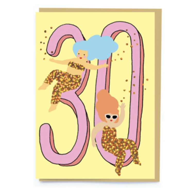 Age 30 Birthday Greetings Card