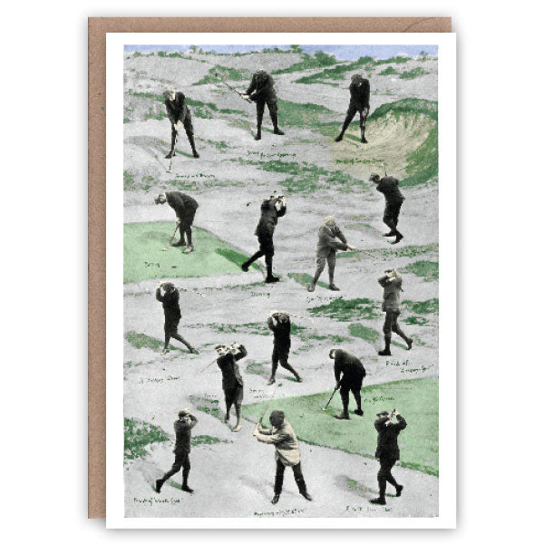 Golf Greetings Card