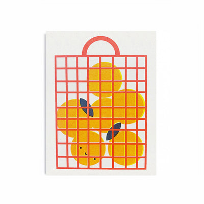 Orange Seville Bag Mini Card