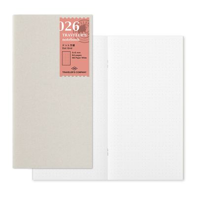 026 Dot Grid Notebook - TRAVELER'S Notebook Insert