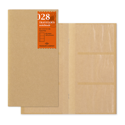 028 Card File - TRAVELER'S Notebook Insert