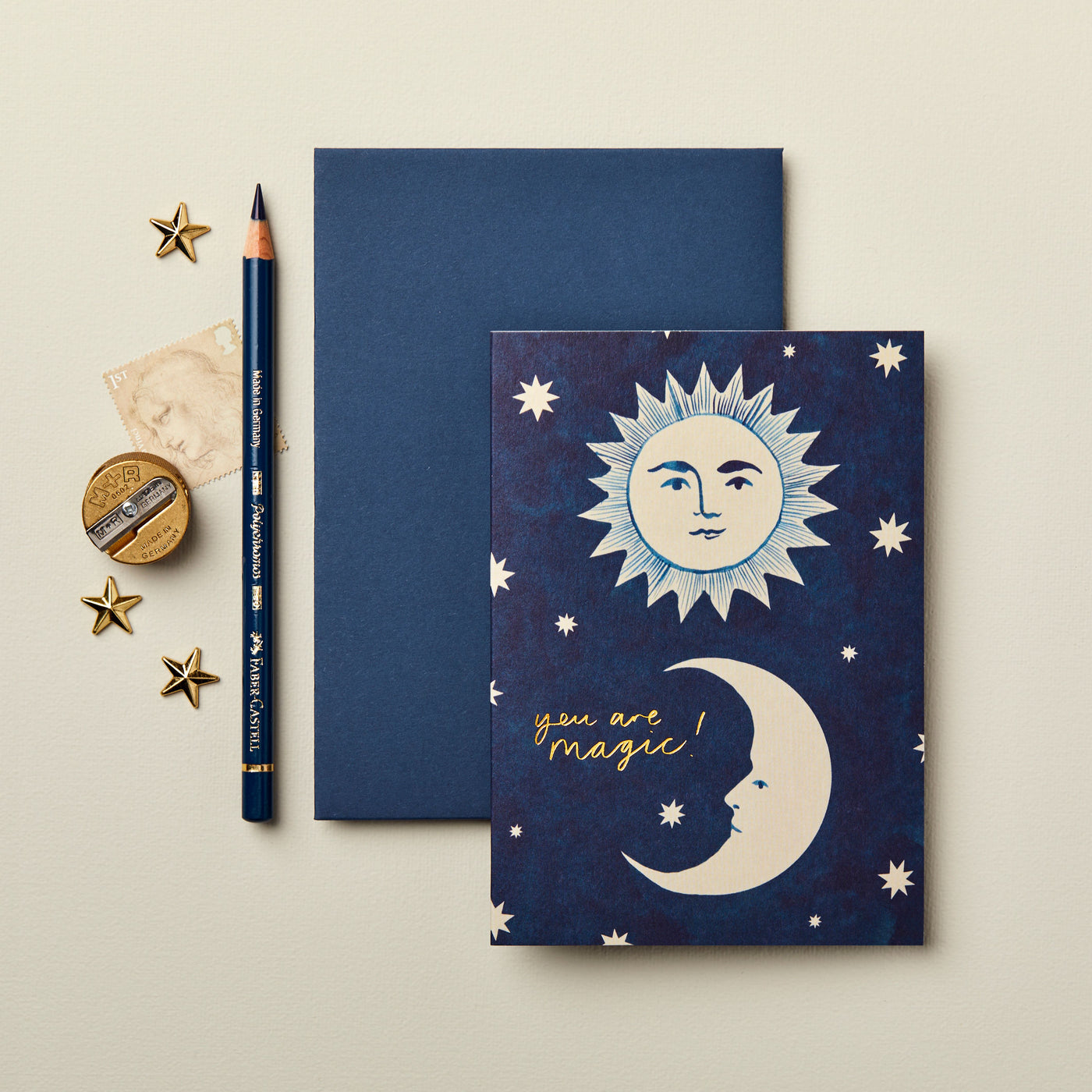 Moon & Sun 'You Are Magic' Greetings Card