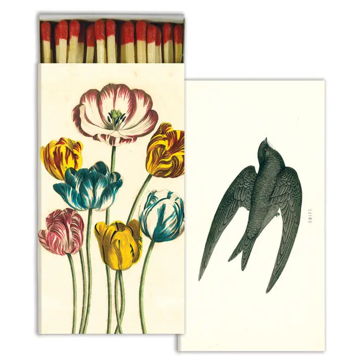 Variegated Tulips & Swift Boxed Matches