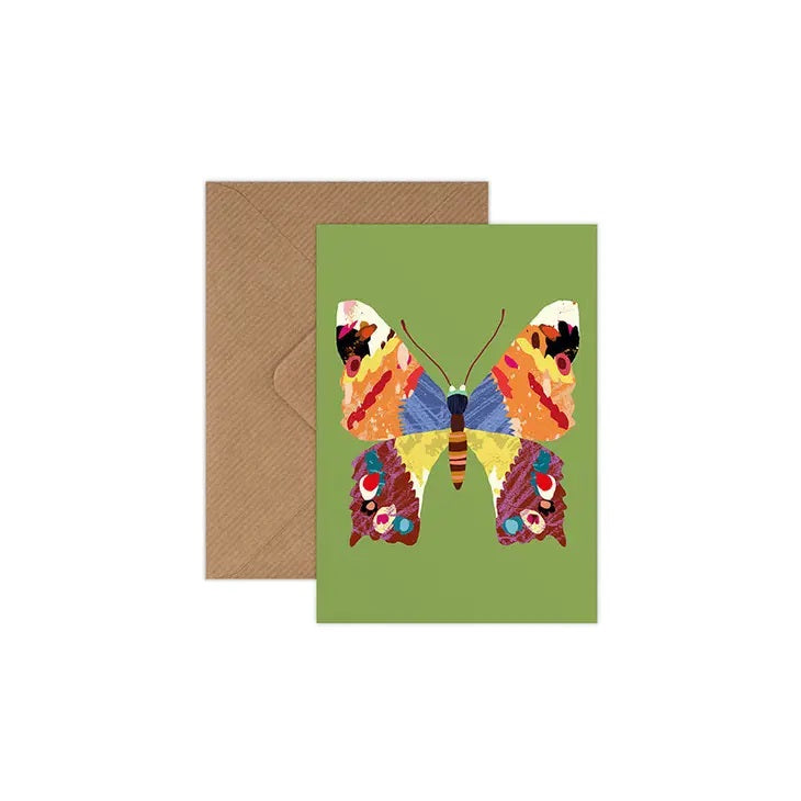 Butterfly Mini Greetings Card by Brie Harrison