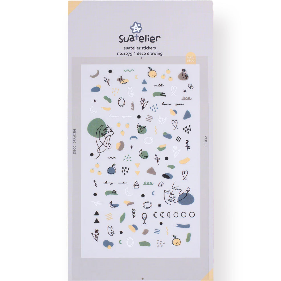 Deco Drawing Stickers - 1079 By Suatelier