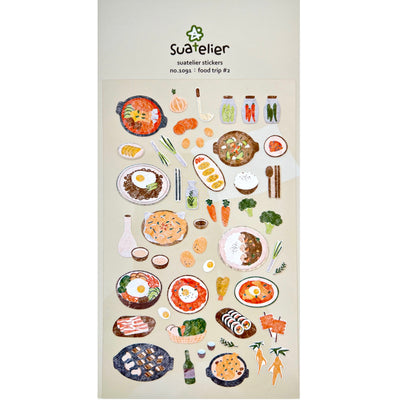 Food Trip #2 Stickers - 1091 By Suatelier