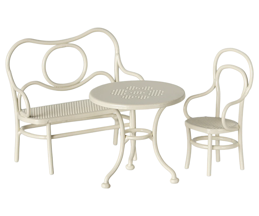 Café Set for Maileg Mice - Off White