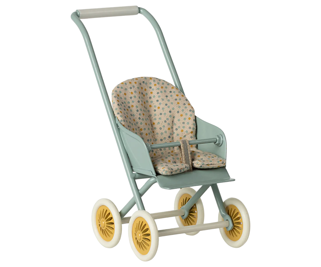 New Maileg 'Micro' Stroller - Mint