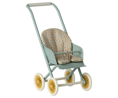 New Maileg 'Micro' Stroller - Mint