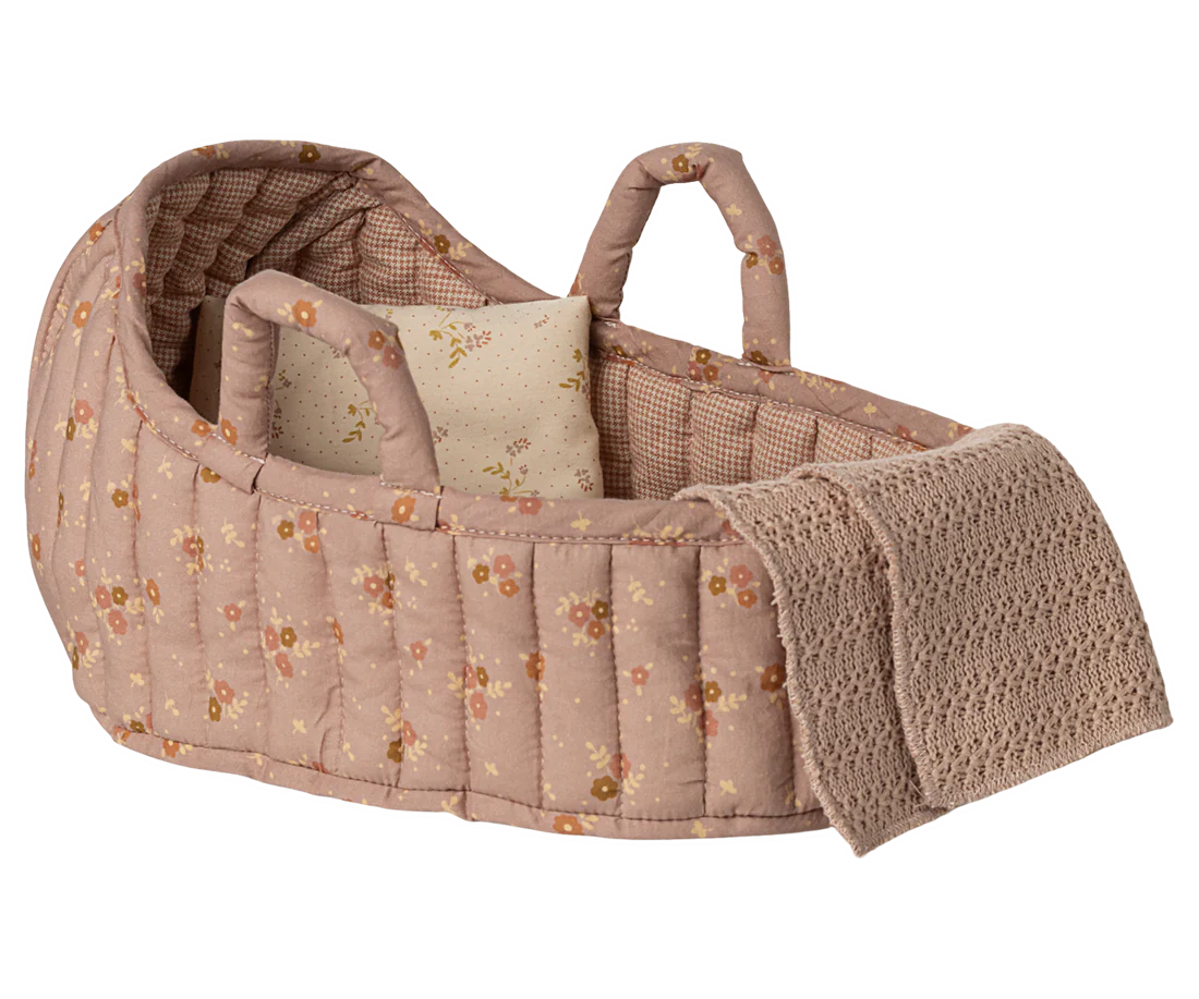 Maileg Large Carry Cot - Rose
