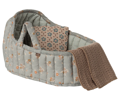 Maileg Large Carry Cot - Blue