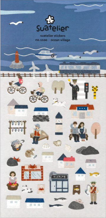 Ocean Village Stickers - 1100 By Suatelier