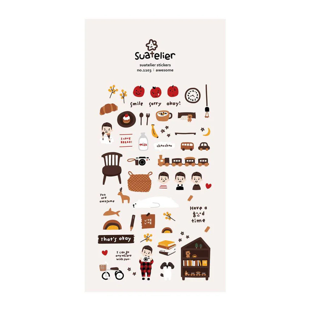 Awesome Stickers - 1103 By Suatelier