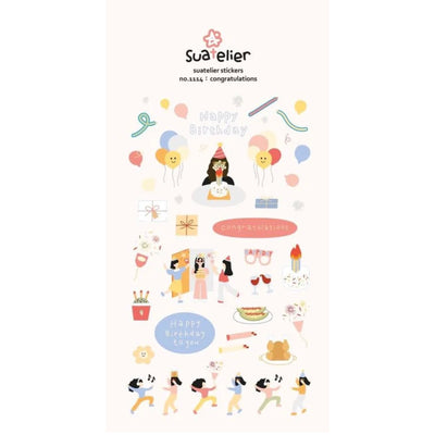 Congratulations Stickers - 1114