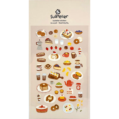 Food Trip #4 Stickers - 1116 By Suatelier