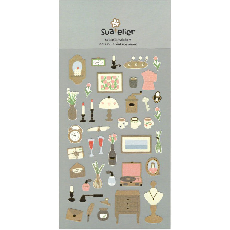 Vintage Mood Stickers - 1121 By Suatelier