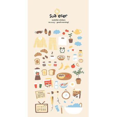 Good Morning! Stickers - 1123 By Suatelier