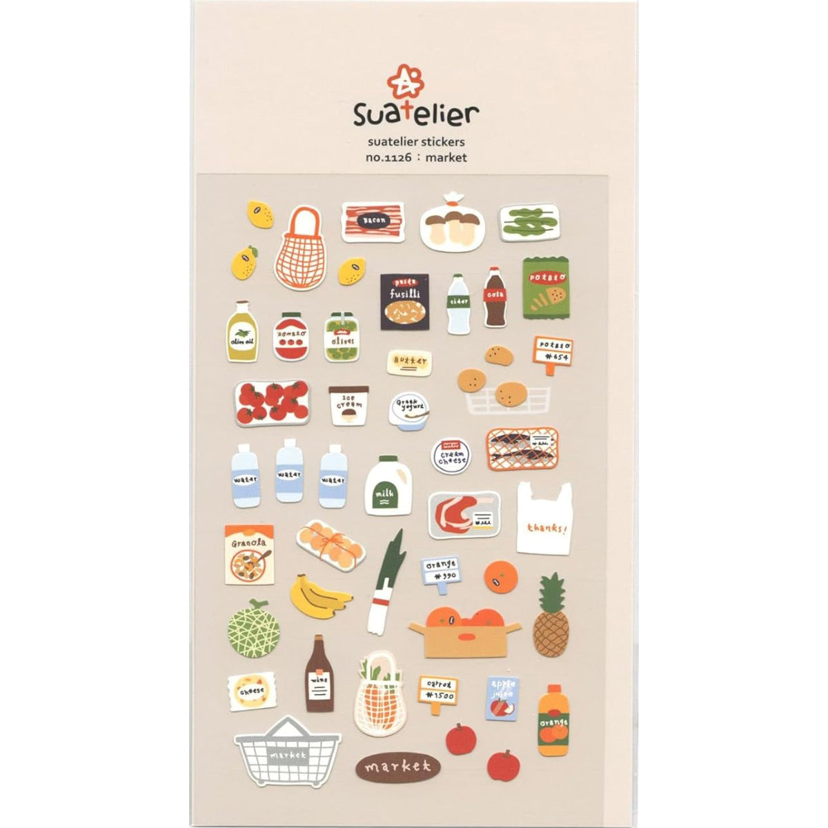 Market Stickers - 1126 By Suatelier