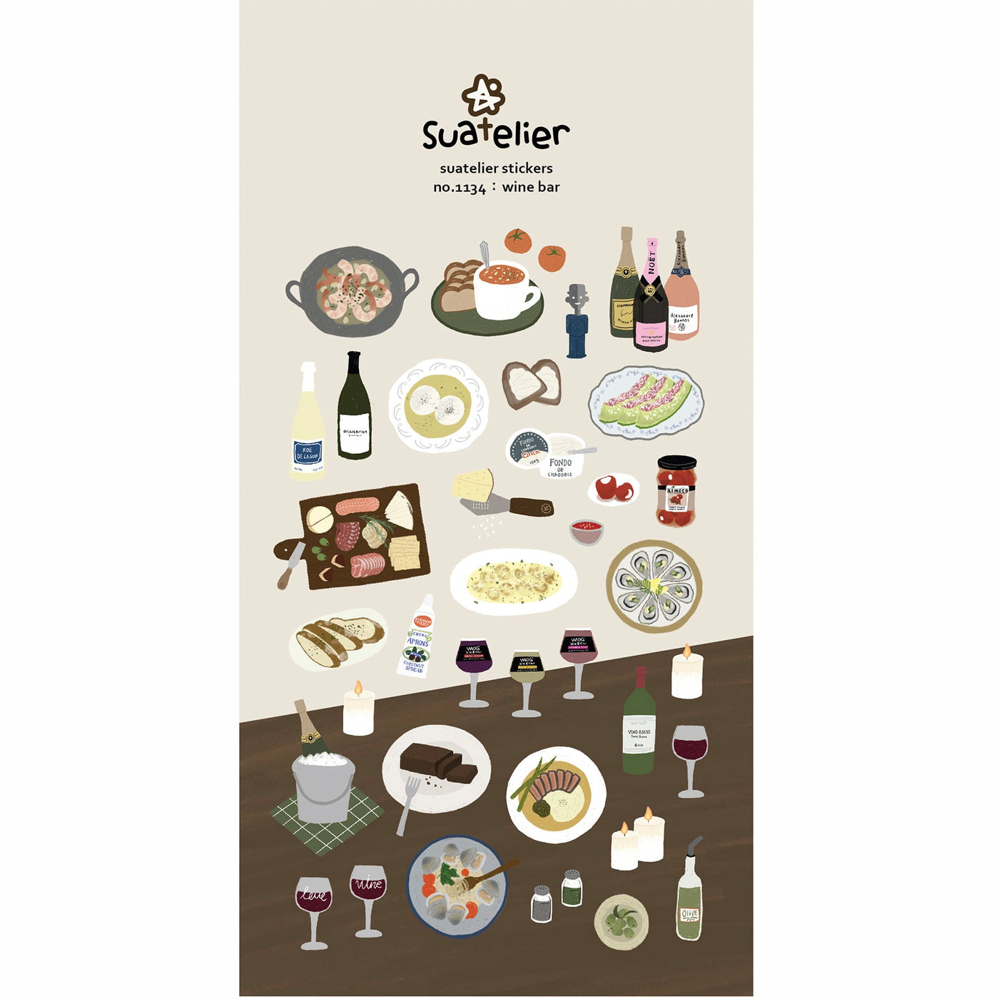 Wine Bar Stickers - 1134