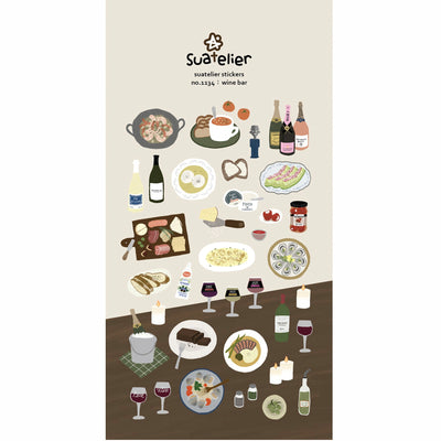 Wine Bar Stickers - 1134 By Suatelier