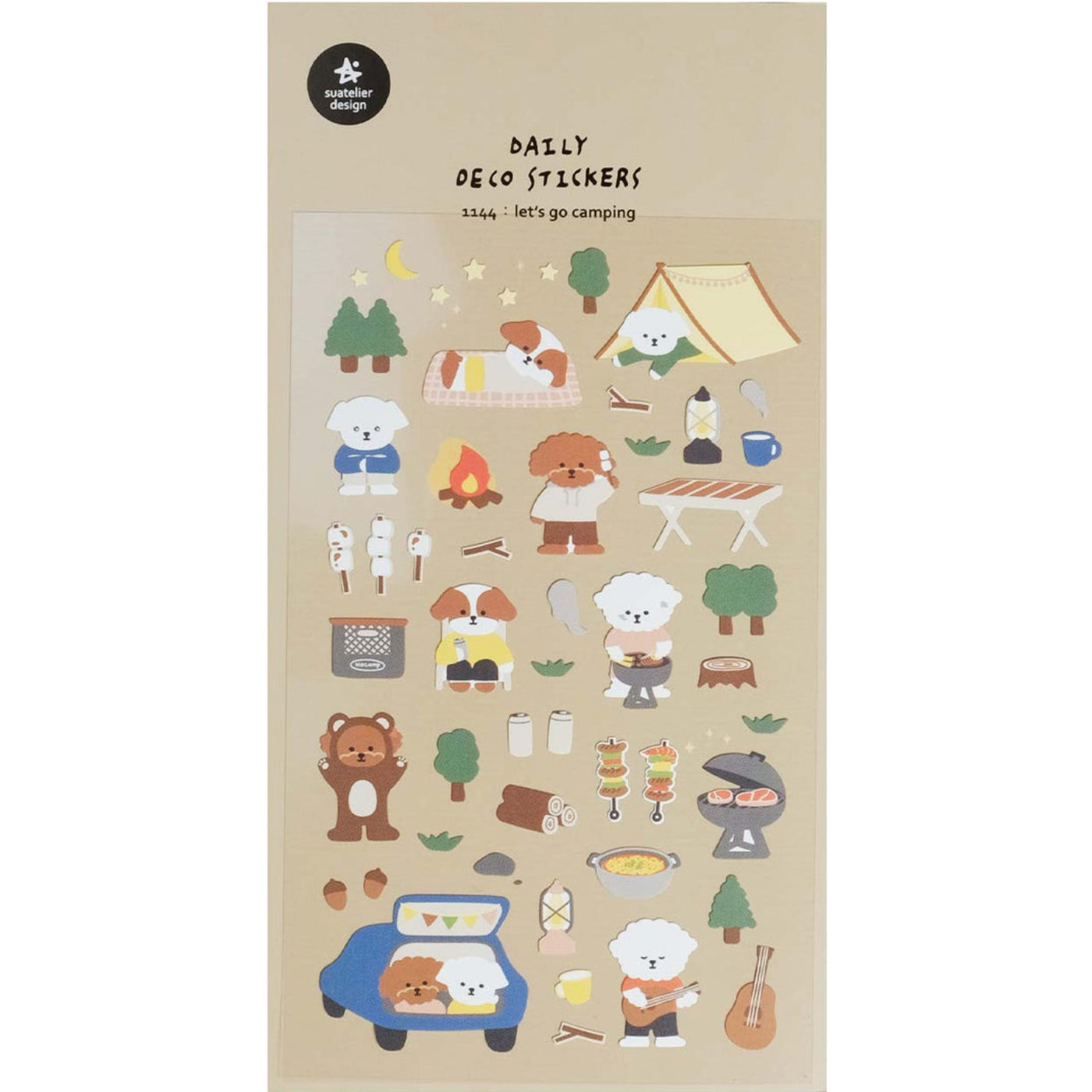 Let's Go Camping Stickers - 1144 By Suatelier