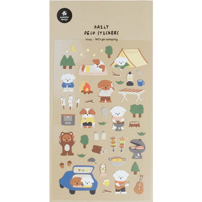 Let's Go Camping Stickers - 1144 By Suatelier