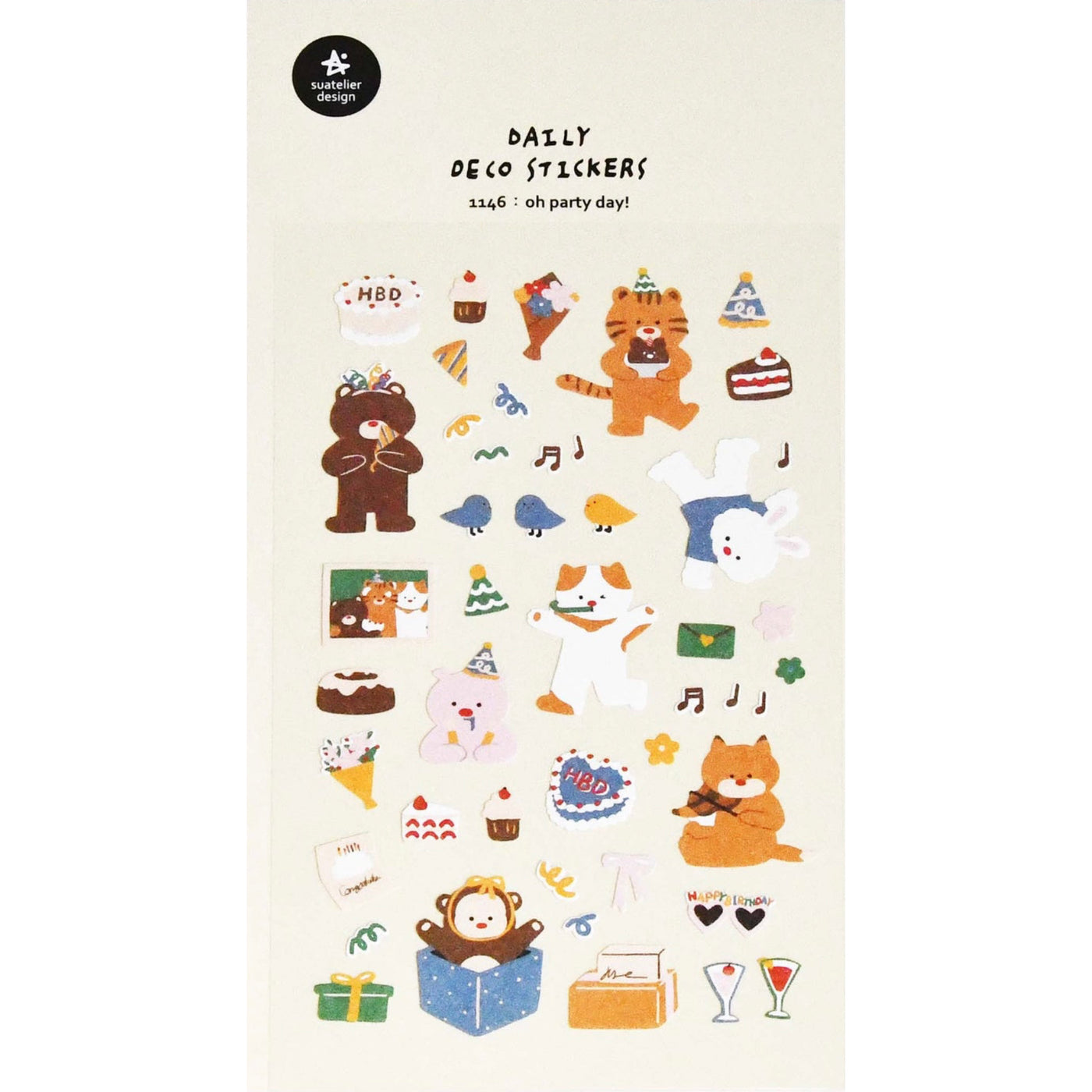 Oh Party Day! Stickers - 1146 By Suatelier