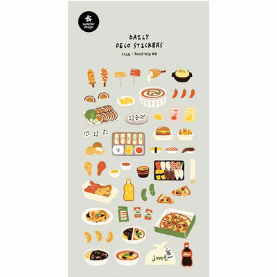 Food Trip #6 Stickers - 1149
