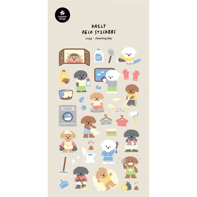 Cleaning Day Stickers - 1159 By Suatelier