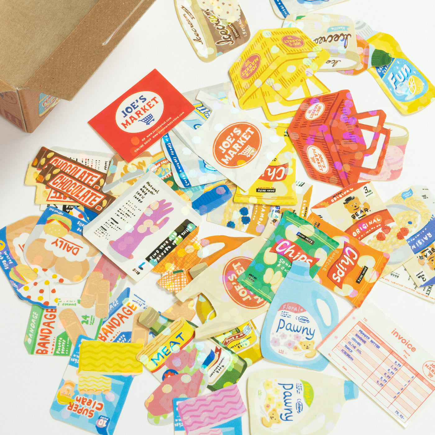 Supermarket - Box of Haco Flake Stickers
