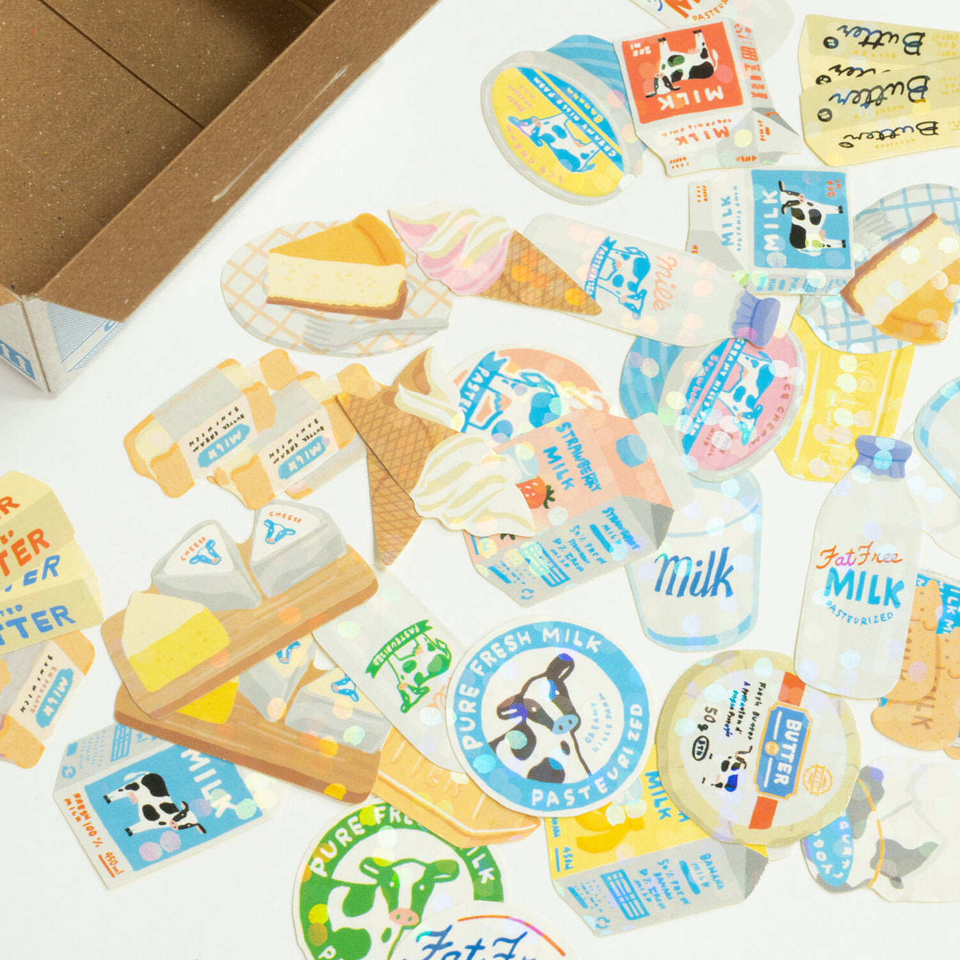 Dairy - Box of Haco Flake Stickers