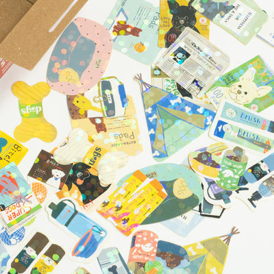 Dog Supplies - Box of Haco Flake Stickers