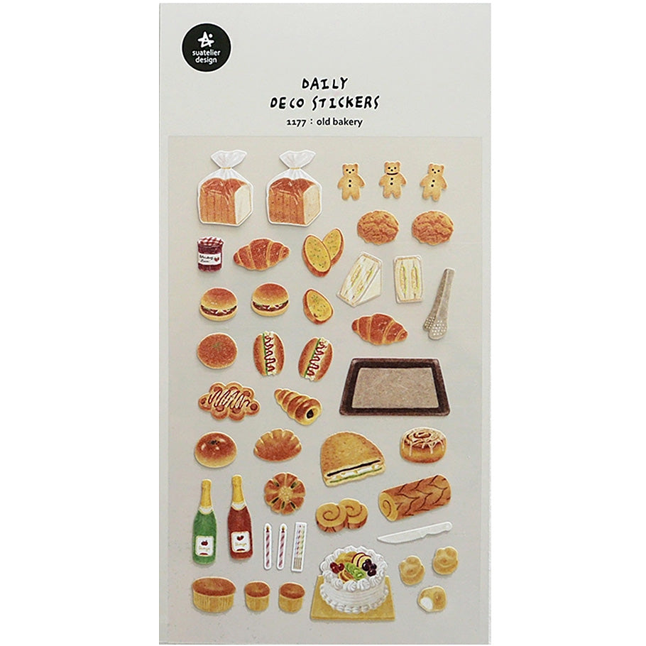 Old Bakery Stickers - 1177 By Suatelier