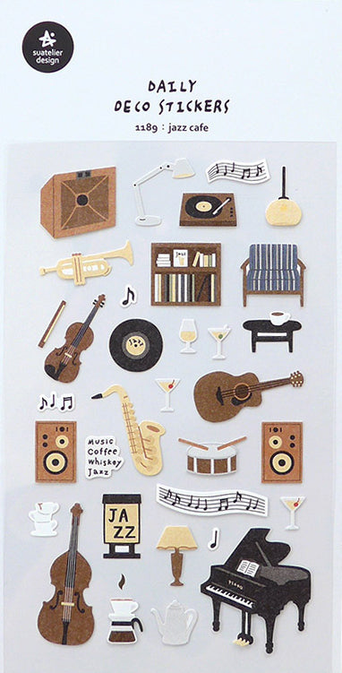 Jazz Cafe Stickers - 1189 By Suatelier