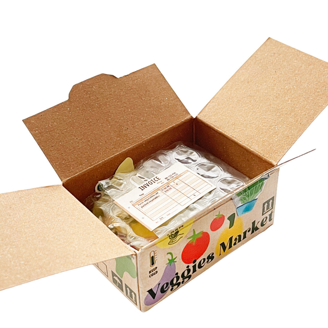 Vegetables - Box of Haco Flake Stickers