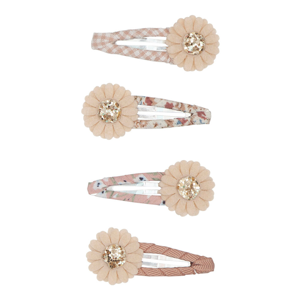 Mimi and Lula Hair Clips - Daisy Pack of 4