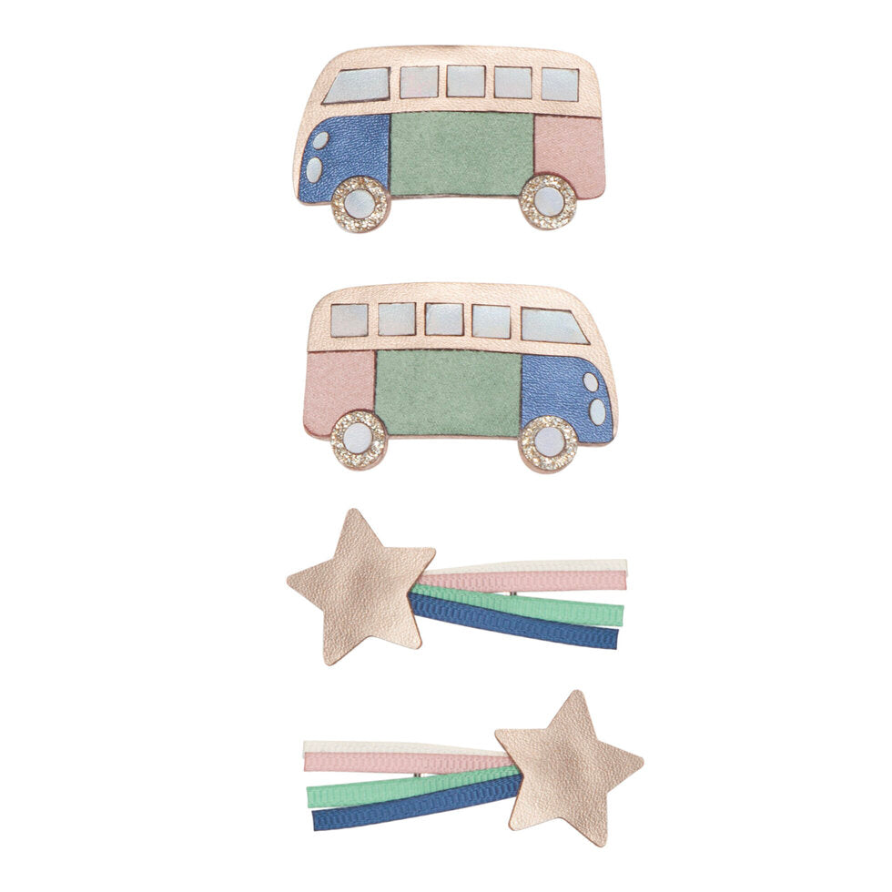 SALE Mimi and Lula Hair Clips - Campervan Pack of 4