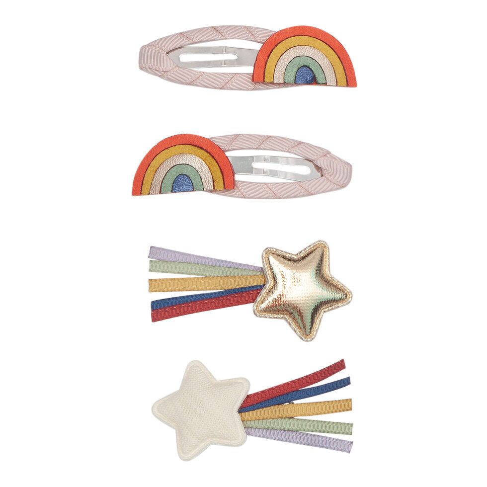 Mimi and Lula Hair Clips - Over The Rainbow Pack of 4