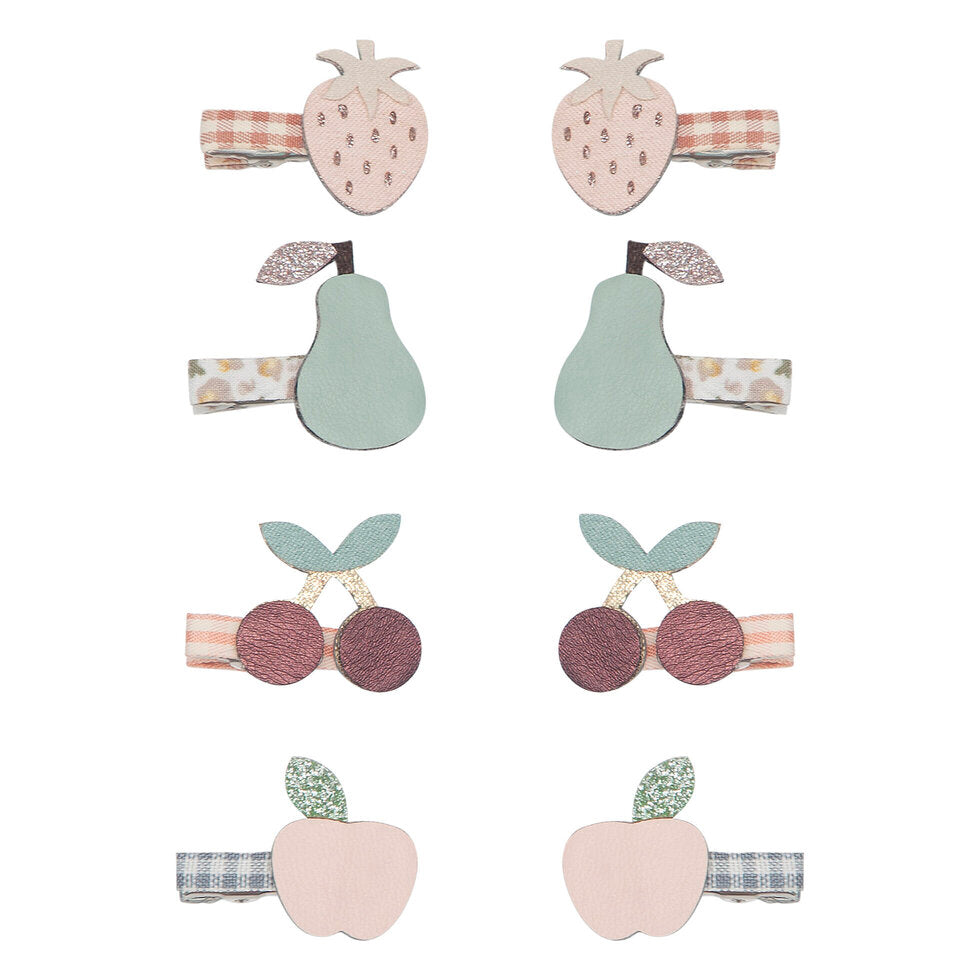 Mimi and Lula Mini Hair Clips - Fruit Pack of 8