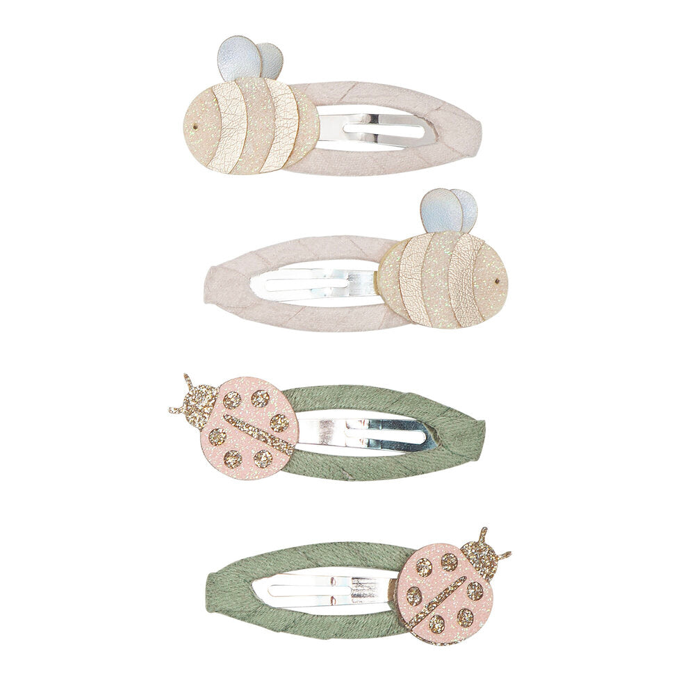 Mimi and Lula Hair Clips - Bee & Ladybird Pack of 4