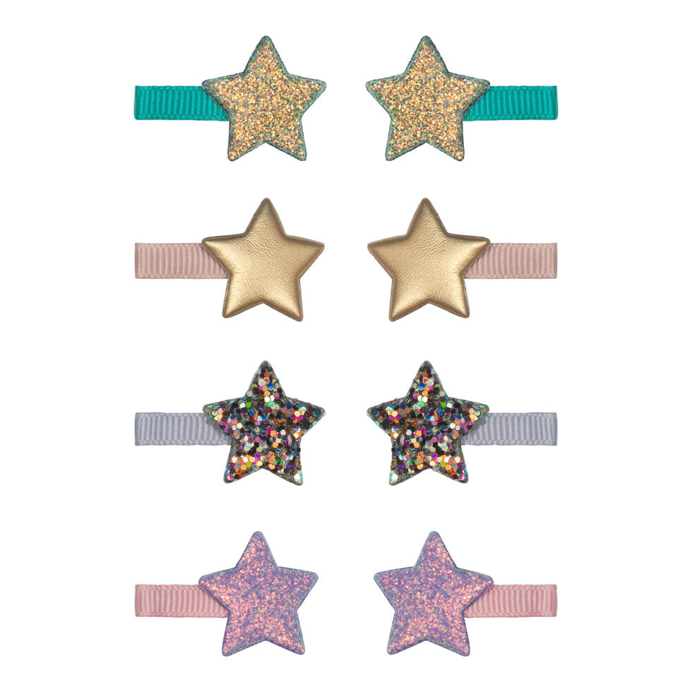 Mimi and Lula Mini Hair Clips - Party Stellar Pack of 8