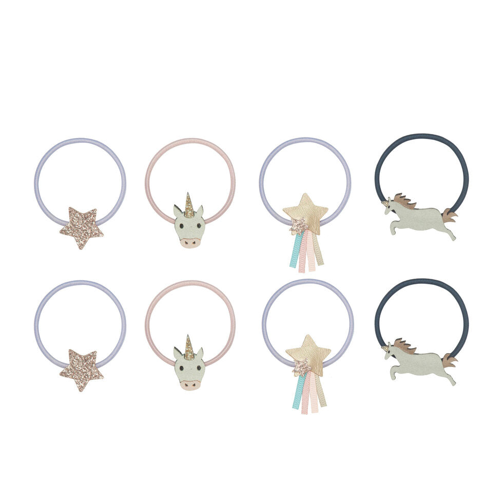Mimi and Lula Hair Elastics - Unicorns Pack of 8