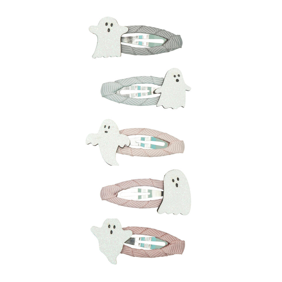Mimi and Lula Clic Clac Hair Clips - Ghosts Pack of 5