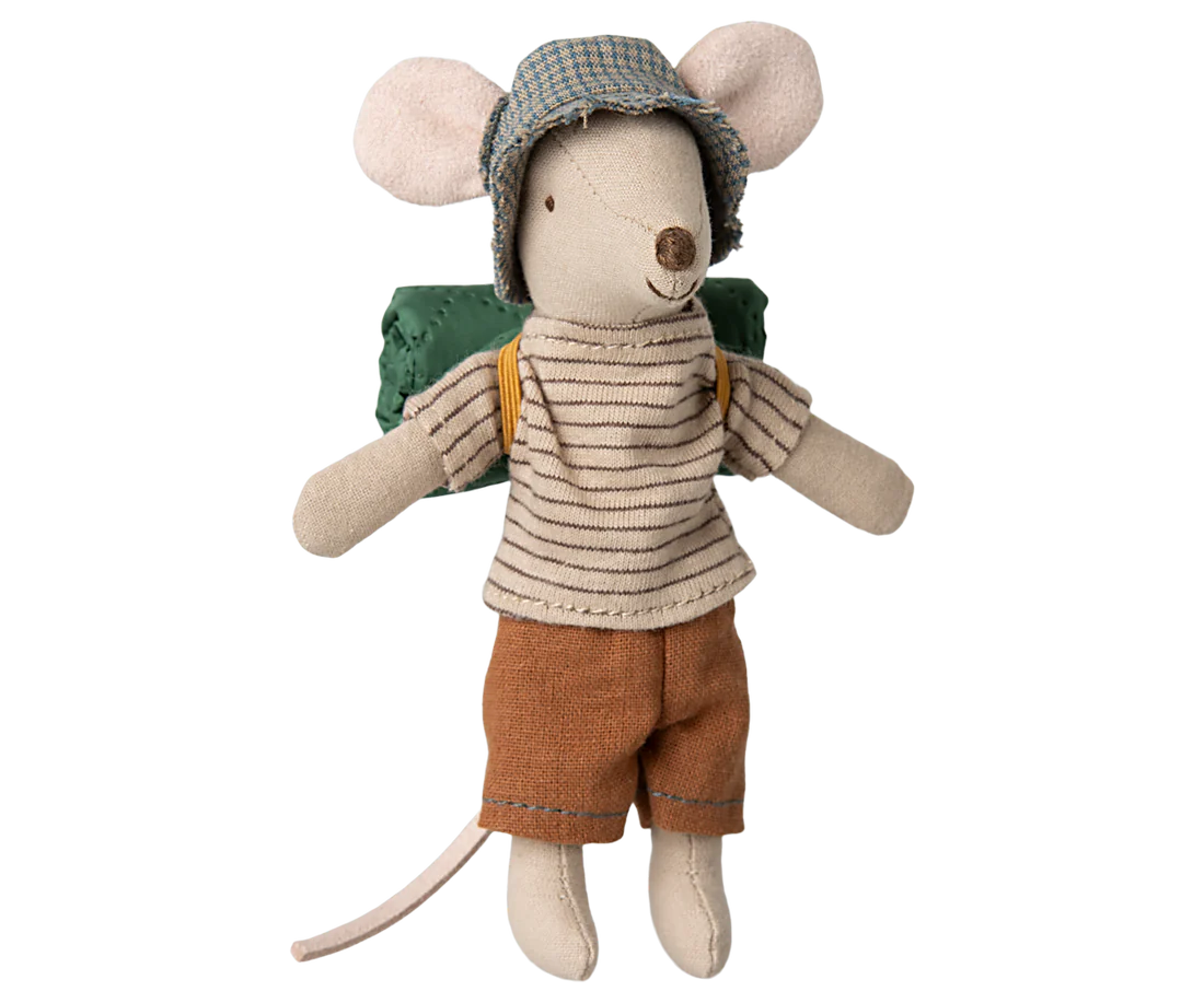 New Hiker Mouse - Big Brother Black Stripes with Sleeping Bag