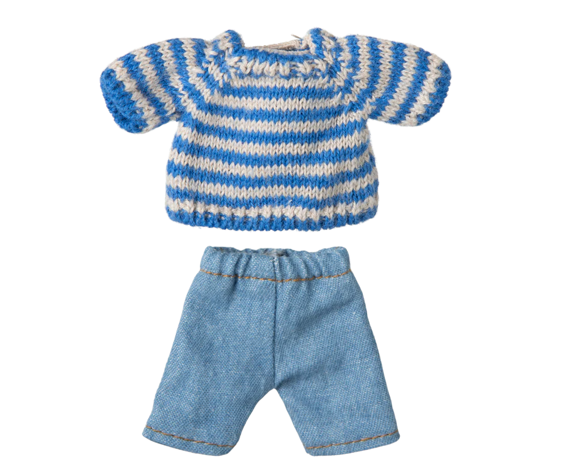 Knitted Sweater & Pants - Big Brother Mouse Clothes