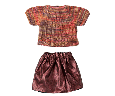 Knitted Blouse & Skirt - Mum Mouse Clothes
