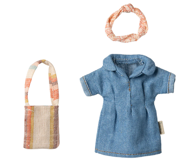 Denim Dress & Bag - Mum Mouse Clothes
